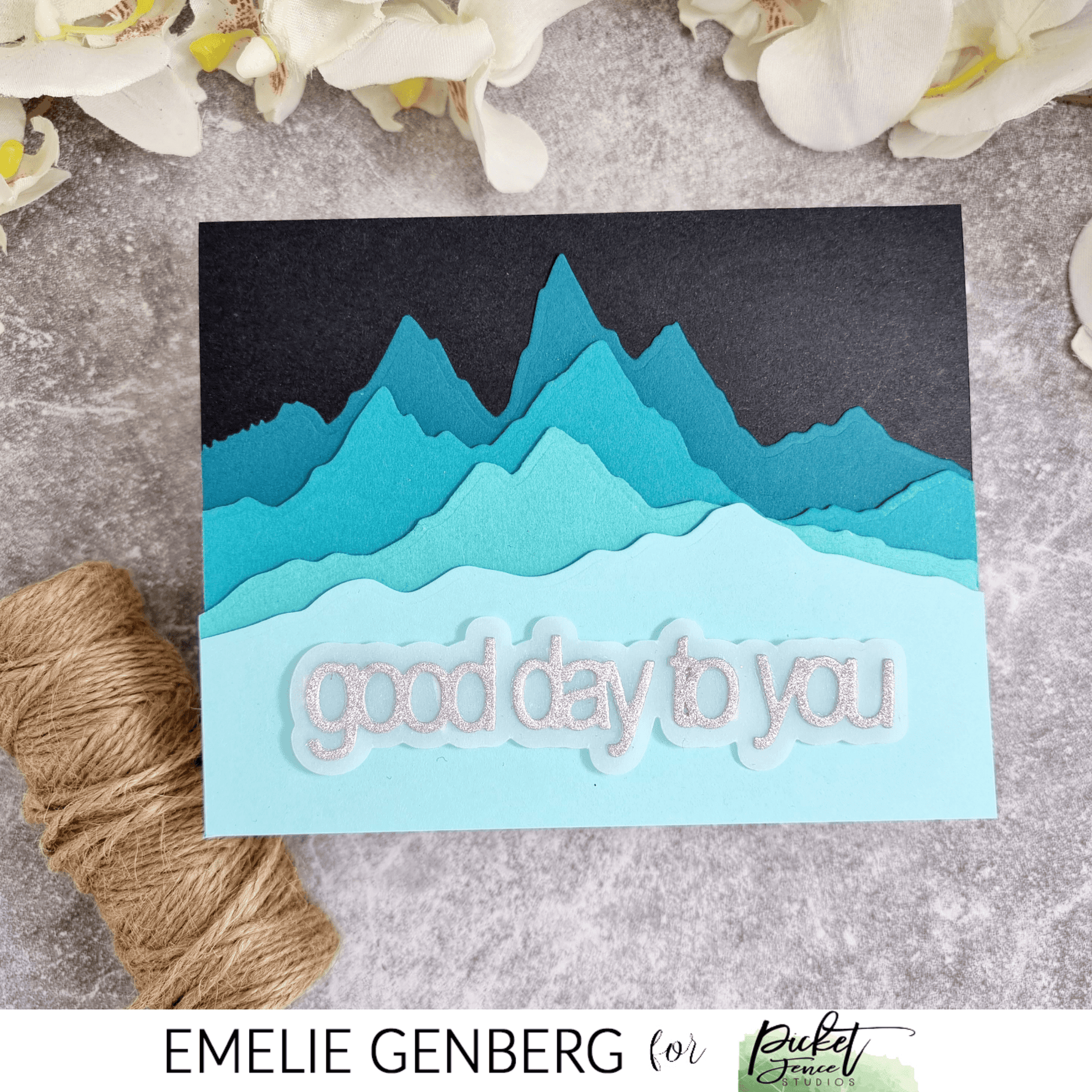 Scene Building Dies: Mountains - Picket Fence Studios