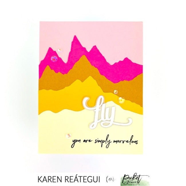 Scene Building Dies: Mountains - Picket Fence Studios