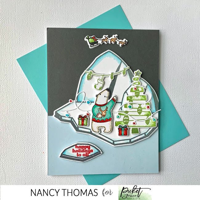 Scene Building Dies: Strings of Lights - Picket Fence Studios