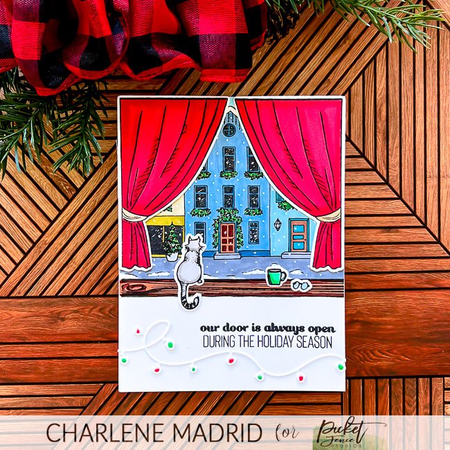 Scene Building Dies: Strings of Lights - Picket Fence Studios