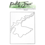 Scene Building: Seashore A2 Vertical Cover Plate Die - Picket Fence Studios