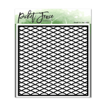 Sea Scales 6x6 Stencil - Picket Fence Studios