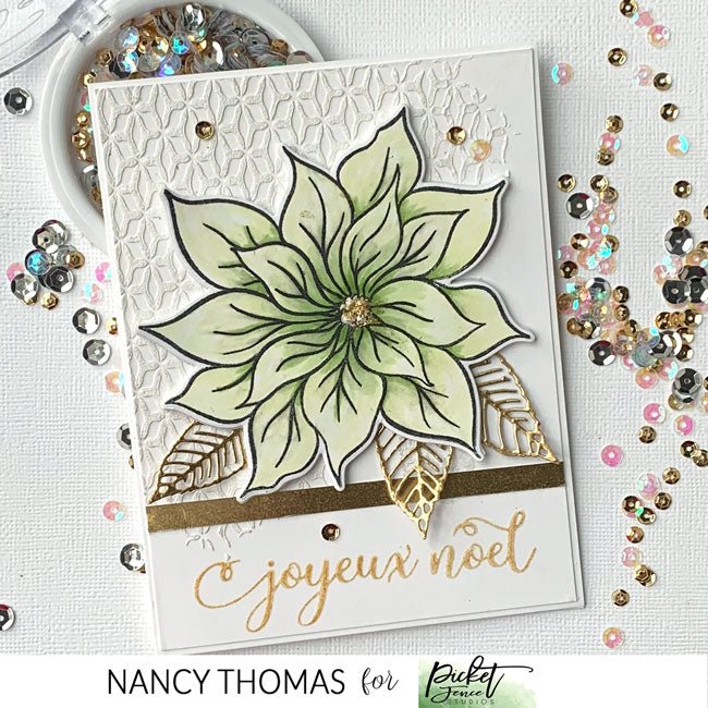 Seasonal Christmas Flowers - Picket Fence Studios