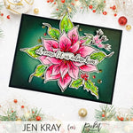 Seasonal Christmas Flowers - Picket Fence Studios