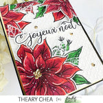 Seasonal Christmas Flowers Coordinating Die - Picket Fence Studios