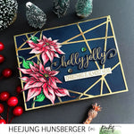 Seasonal Christmas Flowers Coordinating Die - Picket Fence Studios