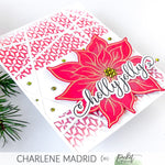 Seasonal Christmas Flowers Coordinating Die - Picket Fence Studios