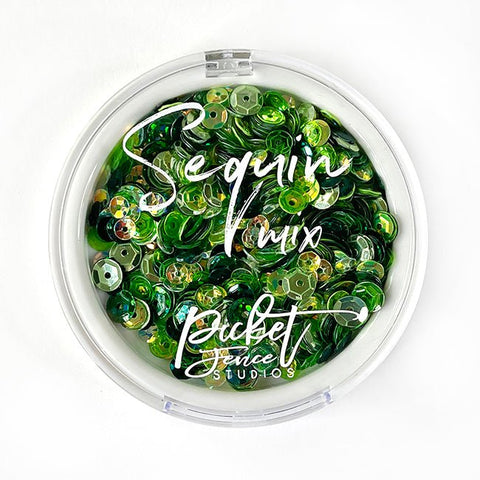 Sequin Mix - All about the Greens - Picket Fence Studios