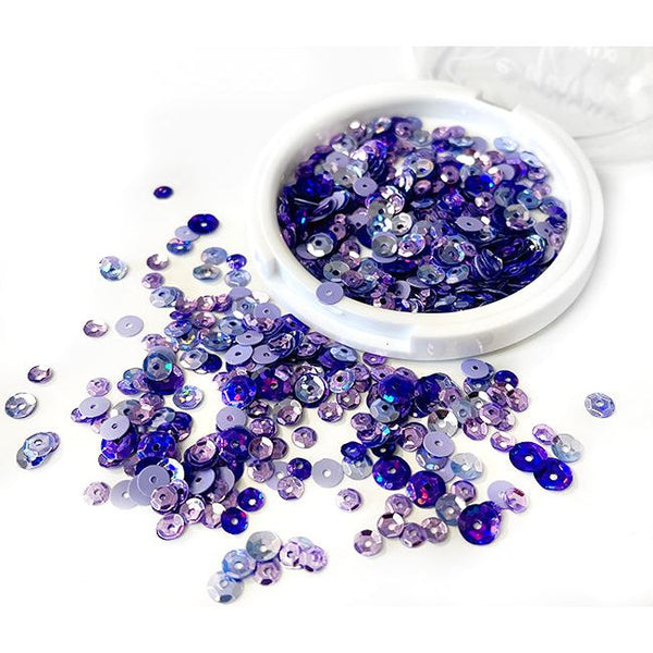 Sequin Mix - All about the Purples - Picket Fence Studios