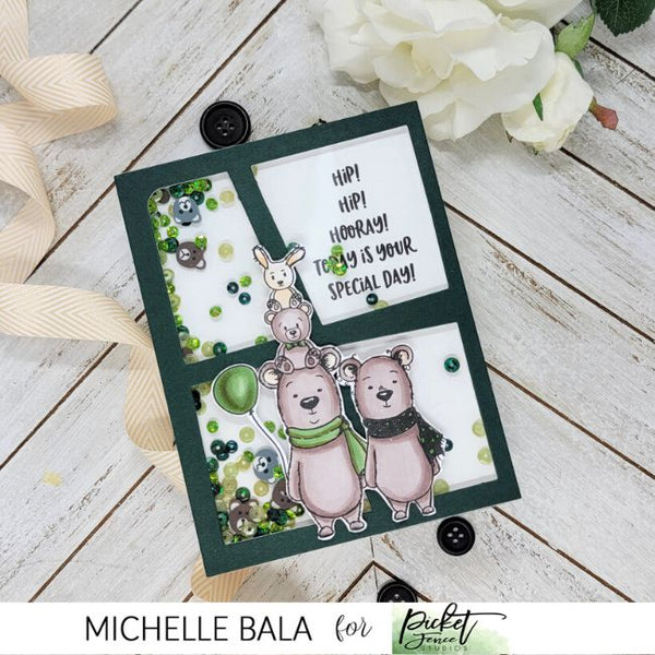 Sequin Mix Plus - Bears in the Forest - Picket Fence Studios