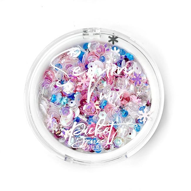 Sequin Mix Plus - Candied Snow - Picket Fence Studios