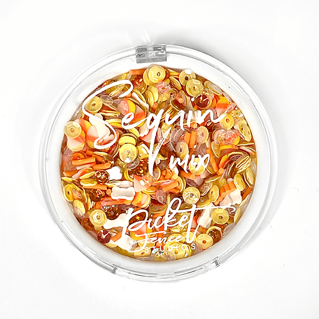 Sequin Mix Plus - Candy Corn - Picket Fence Studios