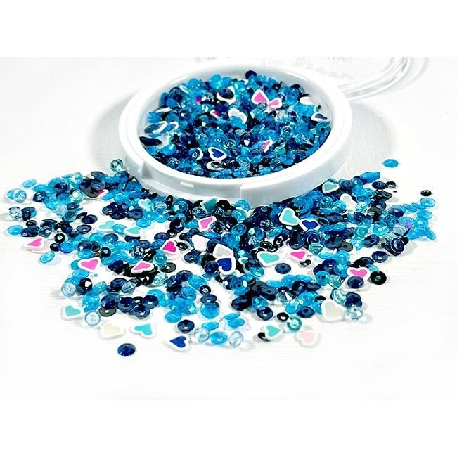 Sequin Mix Plus - I heart Mail - Picket Fence Studios