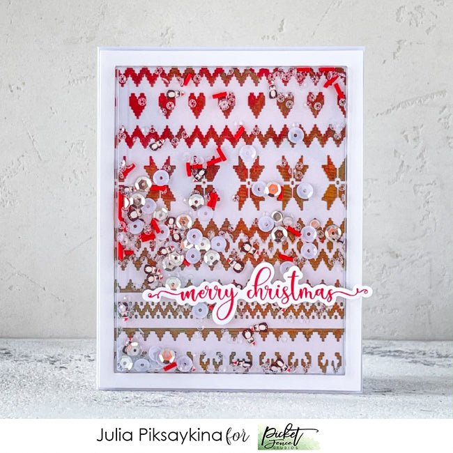 Sequin Mix Plus - Penguins Come To Christmas - Picket Fence Studios