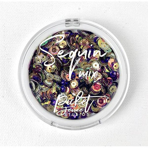 Sequin Mix - Purple-Rita - Picket Fence Studios