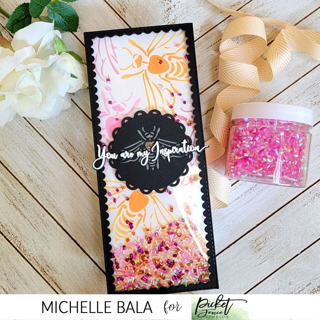 Shaker Garnish - Candy Pink - Picket Fence Studios