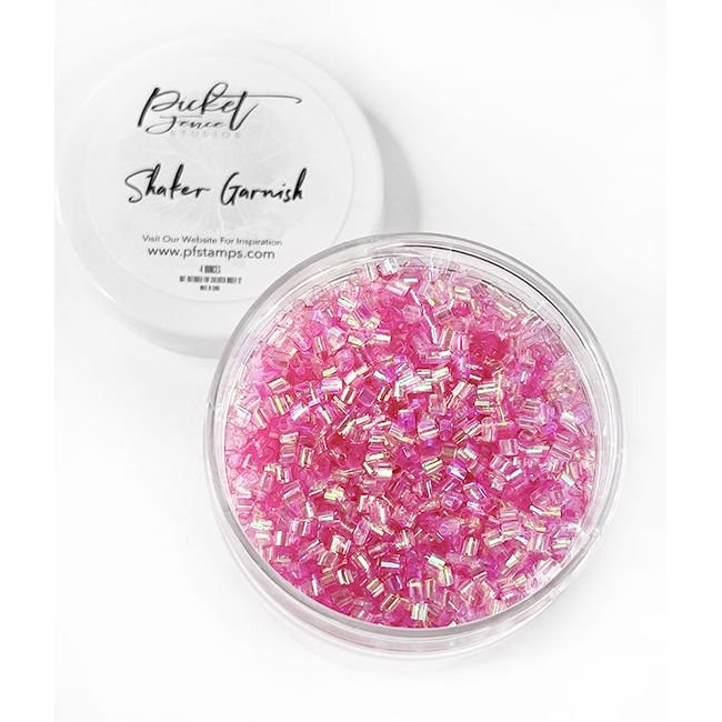 Shaker Garnish - Candy Pink - Picket Fence Studios