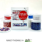 Shaker Garnish - Metallic Blue - Picket Fence Studios