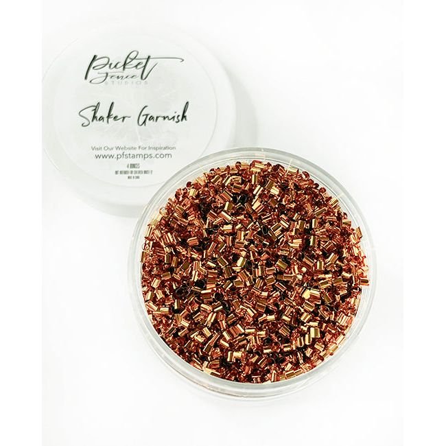 Shaker Garnish - Metallic Copper - Picket Fence Studios
