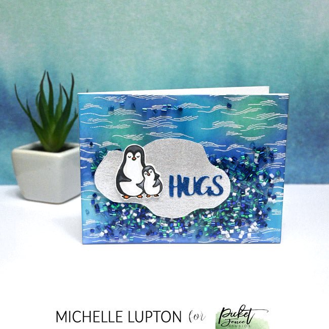 Shaker Garnish - Metallic Ocean - Picket Fence Studios