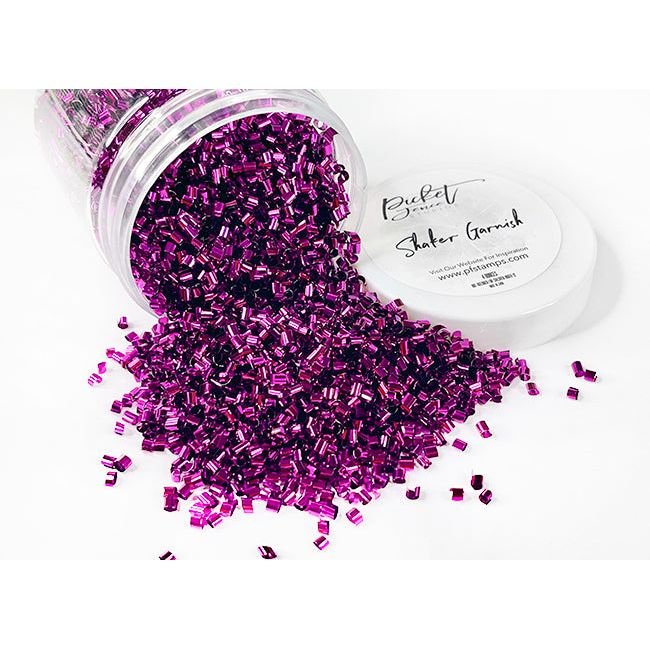 Shaker Garnish - Metallic Purple - Picket Fence Studios