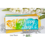 Slim Line 7" Big Happy Hugs Word Die - Picket Fence Studios