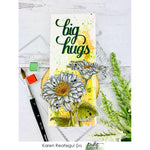 Slim Line 7" Big Happy Hugs Word Die - Picket Fence Studios