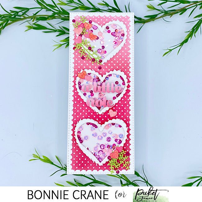 Slim Line A Whole Lot of Polka Dots Stencil - Picket Fence Studios