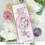 Slim Line A Whole Lot of Polka Dots Stencil - Picket Fence Studios