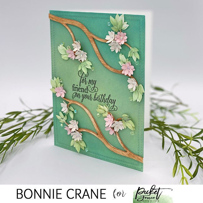 Slim Line Against the Grain Cover Plate Die - Picket Fence Studios