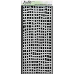 Slim Line Broken Fence Stencil - Picket Fence Studios