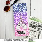 Slim Line Christmas Tree Lot Stencil - Picket Fence Studios