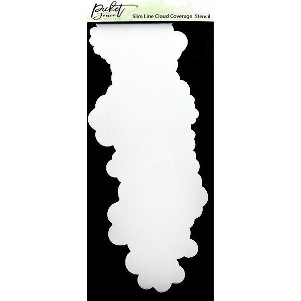 Slim Line Cloud Coverage Stencil - Picket Fence Studios