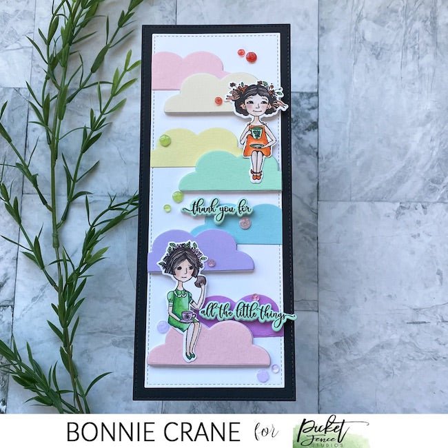 Slim Line Curvy Rainbow Die - Picket Fence Studios