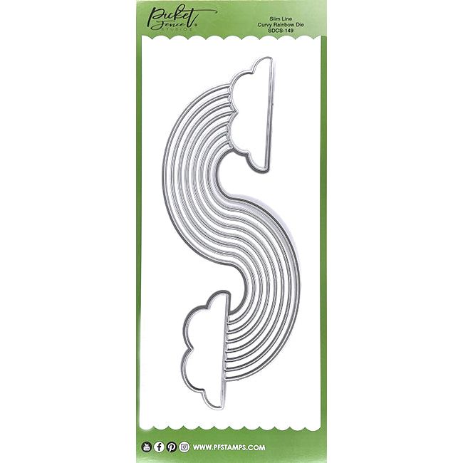 Slim Line Curvy Rainbow Die - Picket Fence Studios