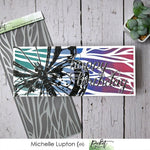 Slim Line Details of a Wing Stencil - Picket Fence Studios