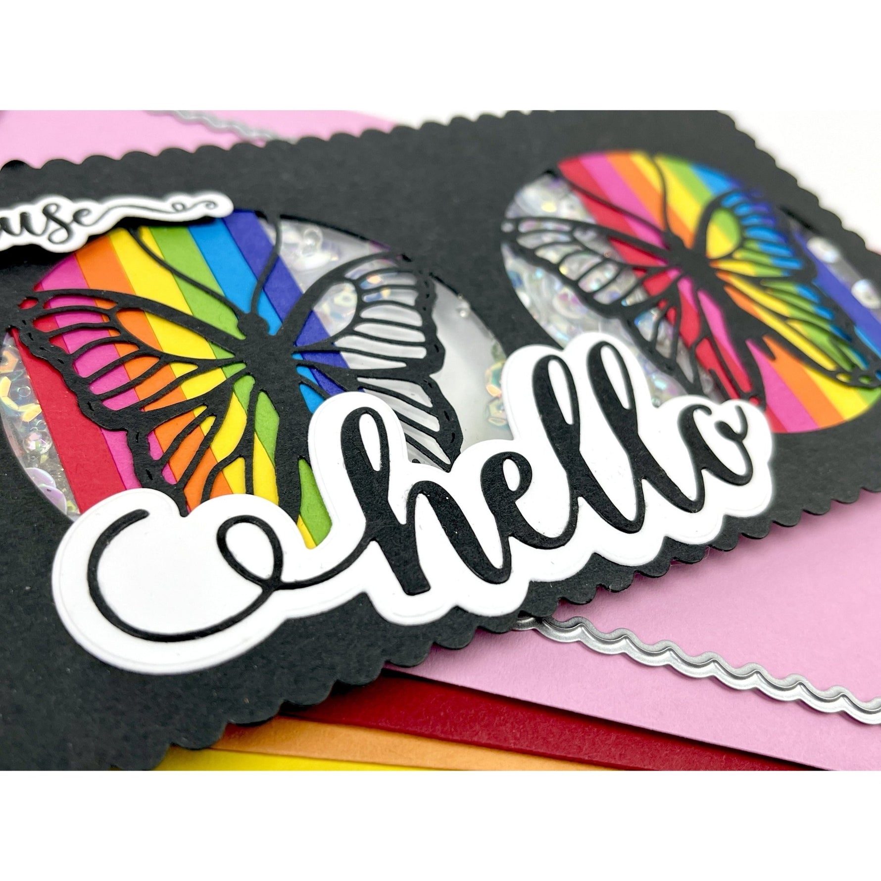 Slim Line Die Cutting System - Monarch Butterfly - Picket Fence Studios