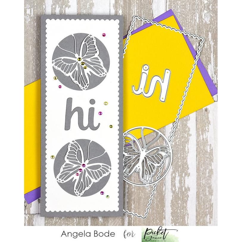 Slim Line Die Cutting System - Monarch Butterfly - Picket Fence Studios