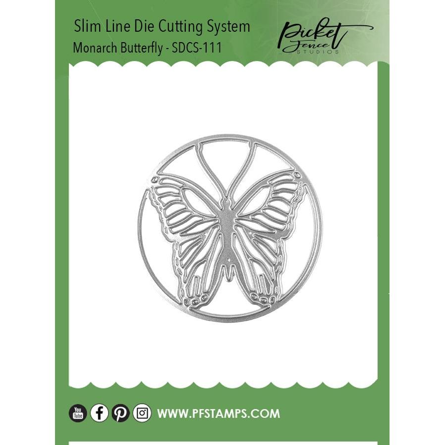 Slim Line Die Cutting System - Monarch Butterfly - Picket Fence Studios