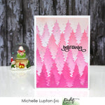 Slim Line Double Tree Line Stencil - Picket Fence Studios