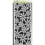 Slim Line Falling Snowflakes Stencil - Picket Fence Studios