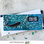 Slim Line Fish for Infinity Stencil - Picket Fence Studios