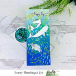 Slim Line Fish for Infinity Stencil - Picket Fence Studios