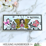 Slim Line Hexagon Randomness Stencil - Picket Fence Studios