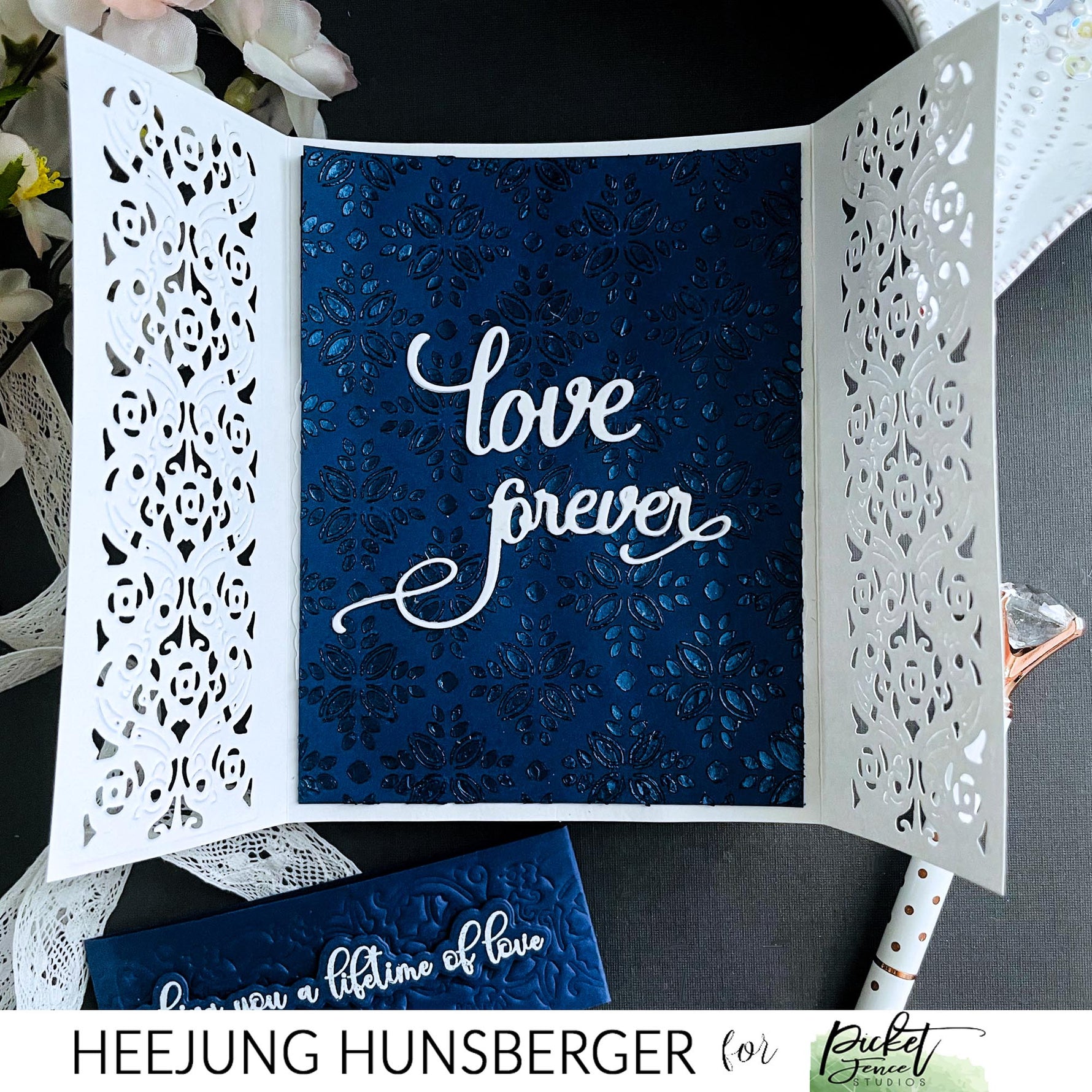 Slim Line I Do Cover Plate Die - Picket Fence Studios