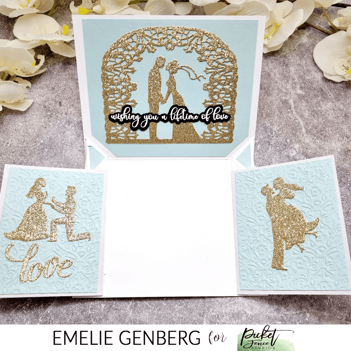 Slim Line I Do Cover Plate Die - Picket Fence Studios