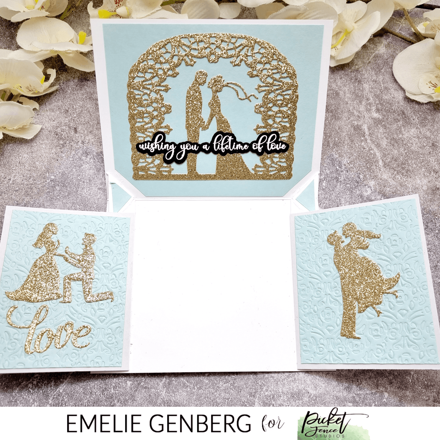 Slim Line I Do Cover Plate Die - Picket Fence Studios