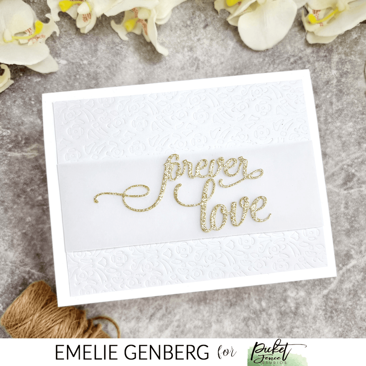 Slim Line I Do Cover Plate Die - Picket Fence Studios