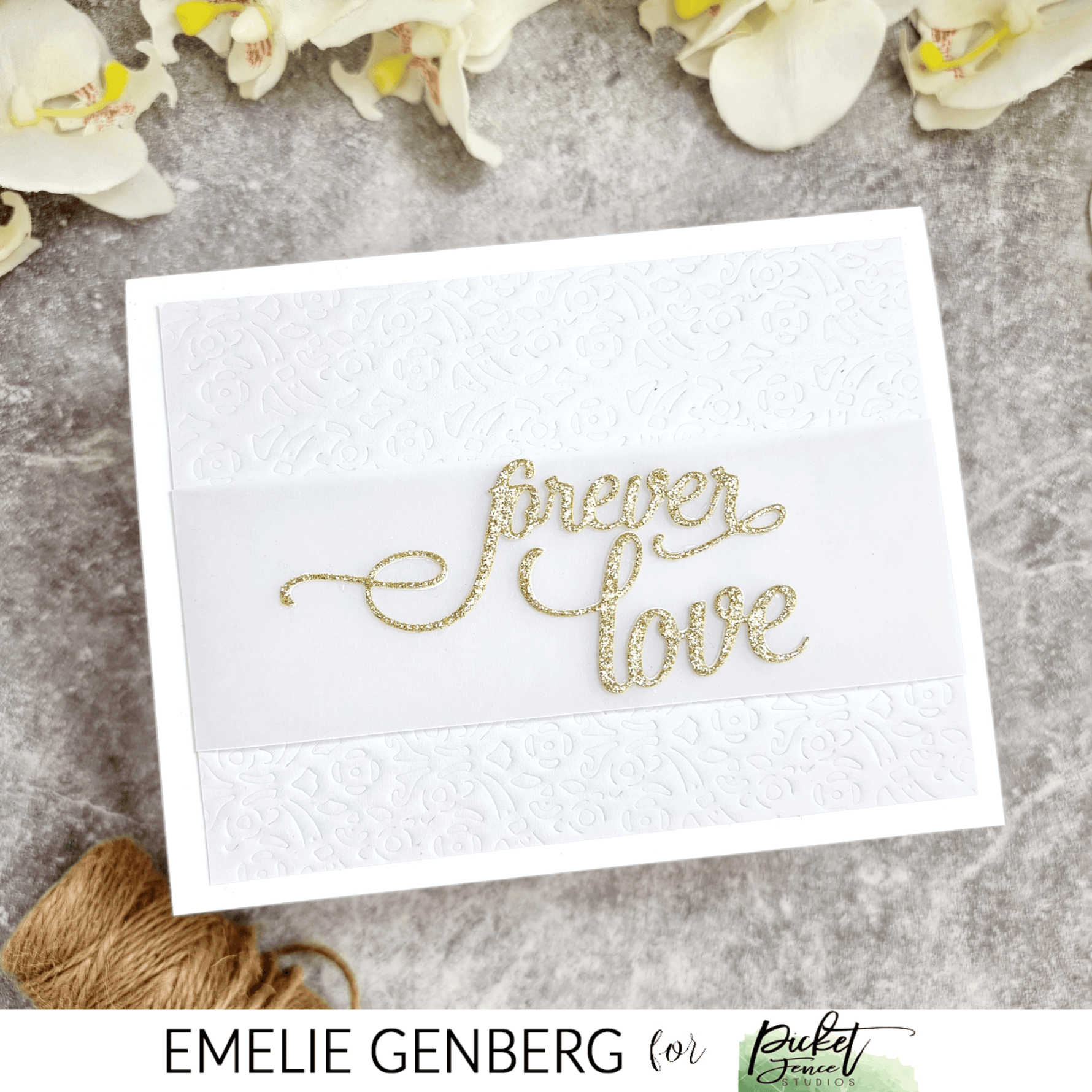 Slim Line I Do Cover Plate Die - Picket Fence Studios