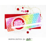 Slim Line Lots of Blossoms Stencil - Picket Fence Studios